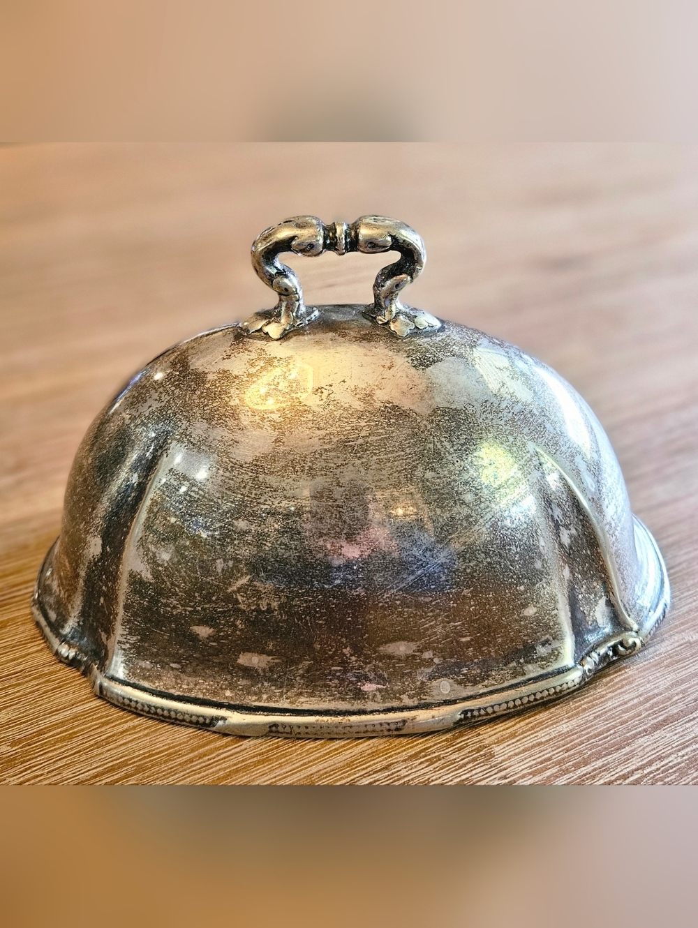 Antique Silver Plated GMCo Meat Dome Cloche